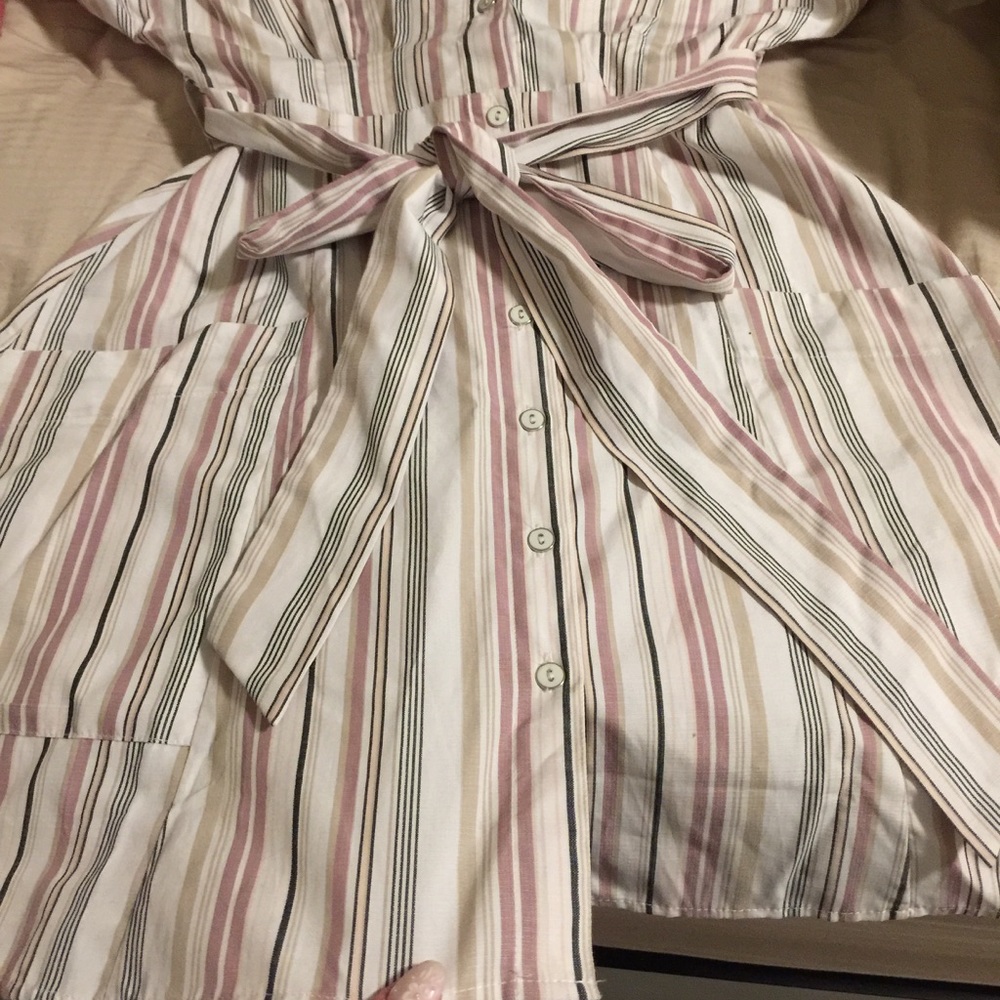 BP. Kimono Button Front Dress. - Picture 7 of 8